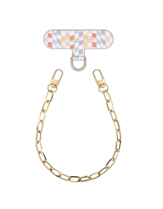 Universal Phone Hitch + Gold Paperclip Wristlet