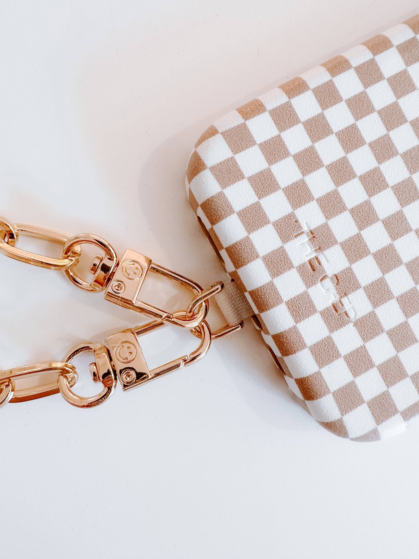 Universal Phone Hitch + Gold Paperclip Crossbody