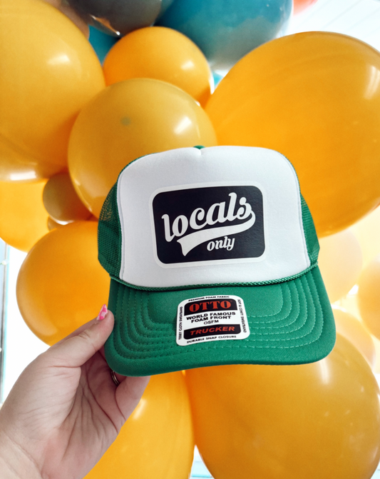 Locals Only Trucker- Green