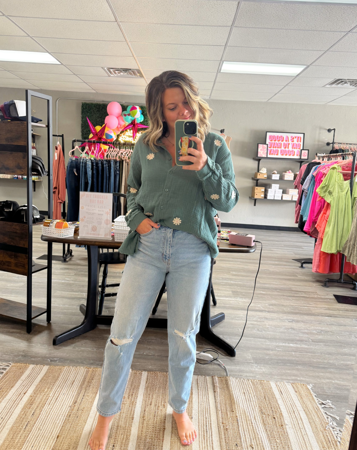 Shelley High Rise Mom Jeans