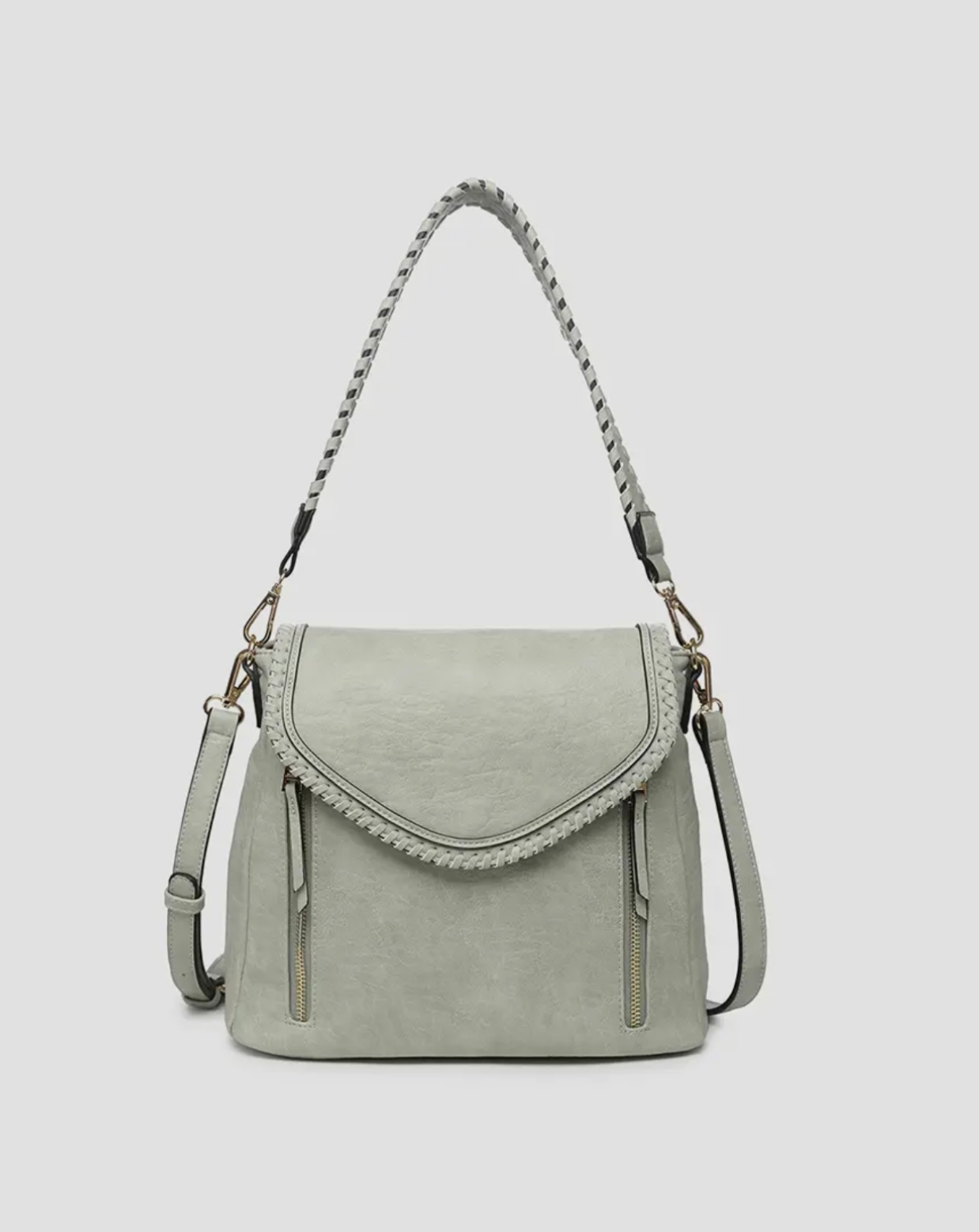 Lorelei Whipstitch Crossbody- Pistachio