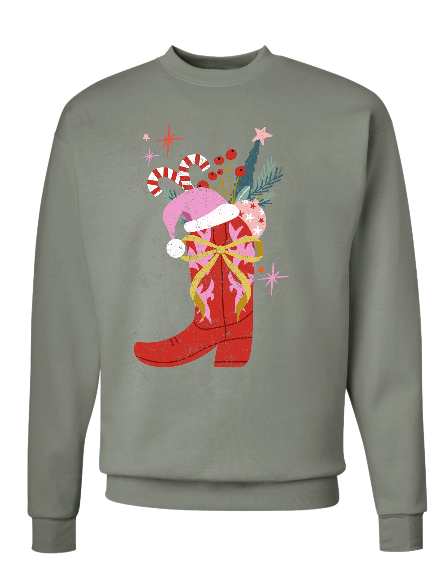 Christmas Boot Sweatshirt