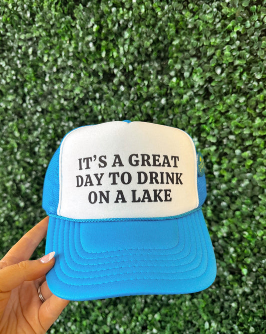Drink On A Lake Trucker Hat
