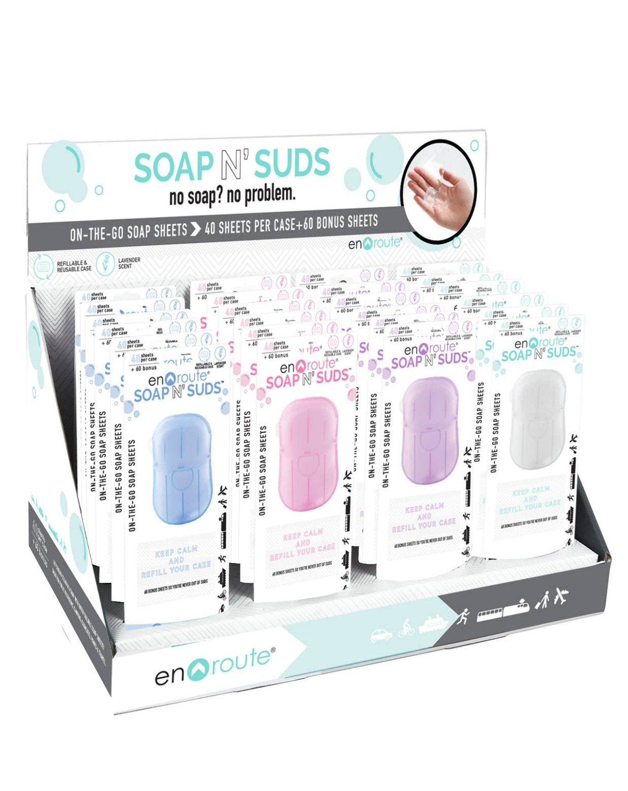 Soap 'n Suds On-The-Go Soap Sheets